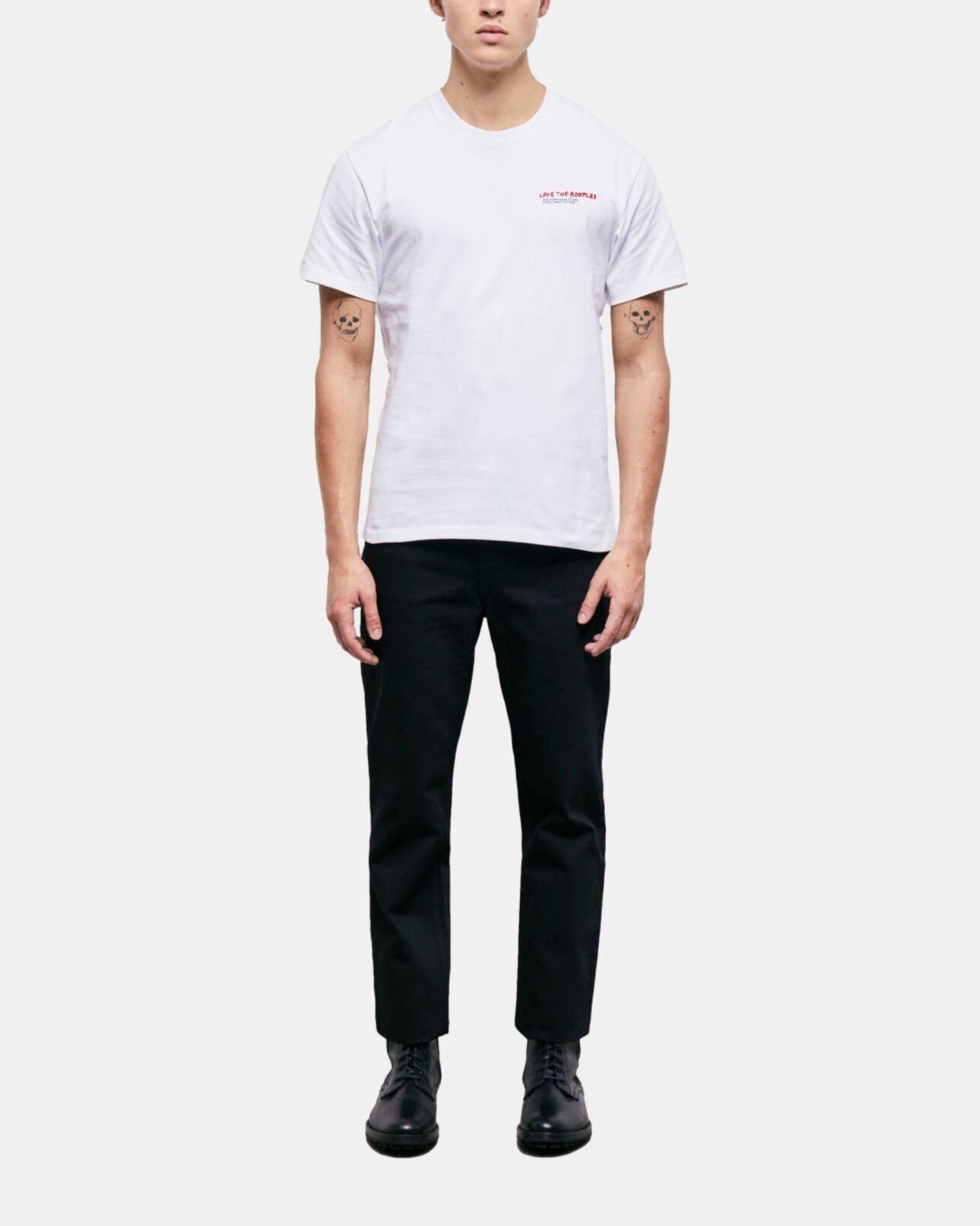 The Kooples HOMME WHITE t-shirt homme i love kooples blanc