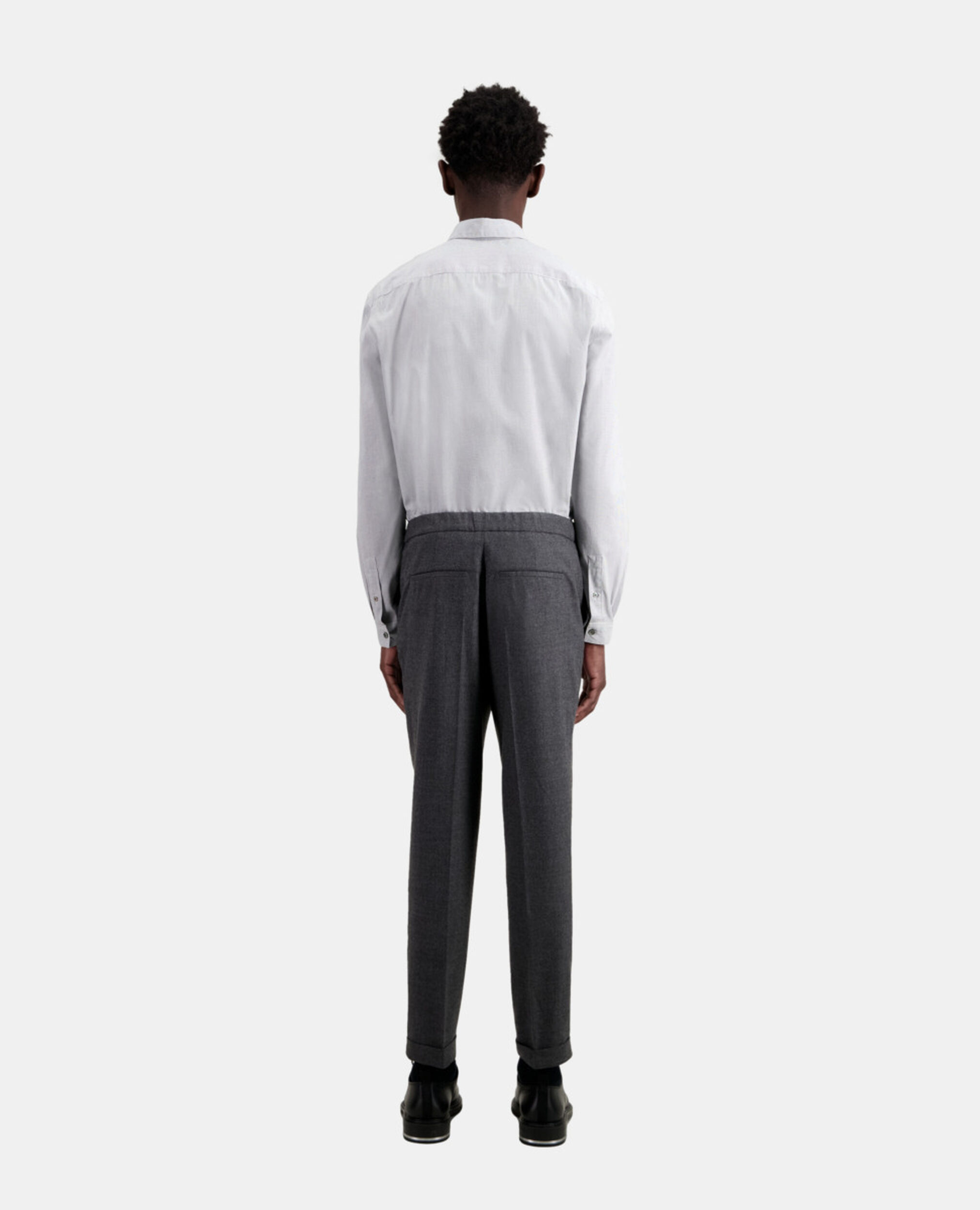 Graue Hose aus Flanell, GREY, hi-res image number null