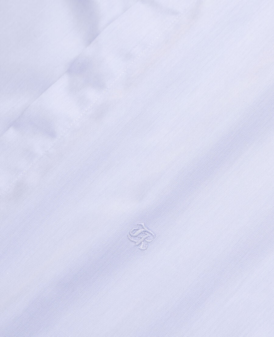 The Kooples HOMME LIGHT BLUE chemise en smart twill bleu ciel