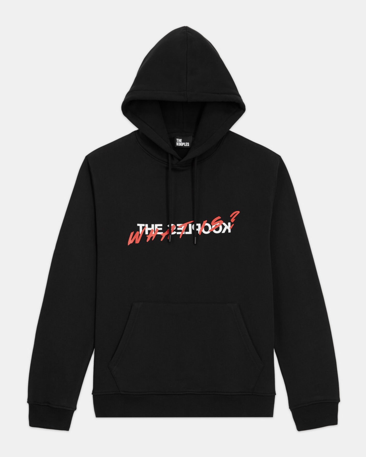 Sweatshirt à capuche What is noir, BLACK, hi-res image number null