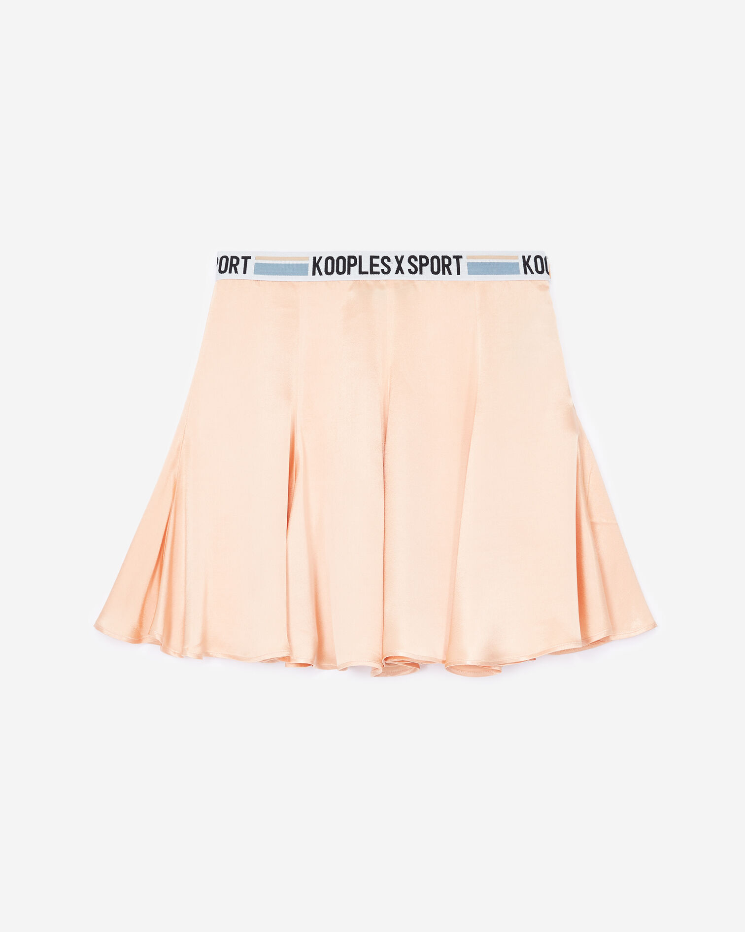 Jupe patineuse fluide orange bande logo, PEACH, hi-res image number null