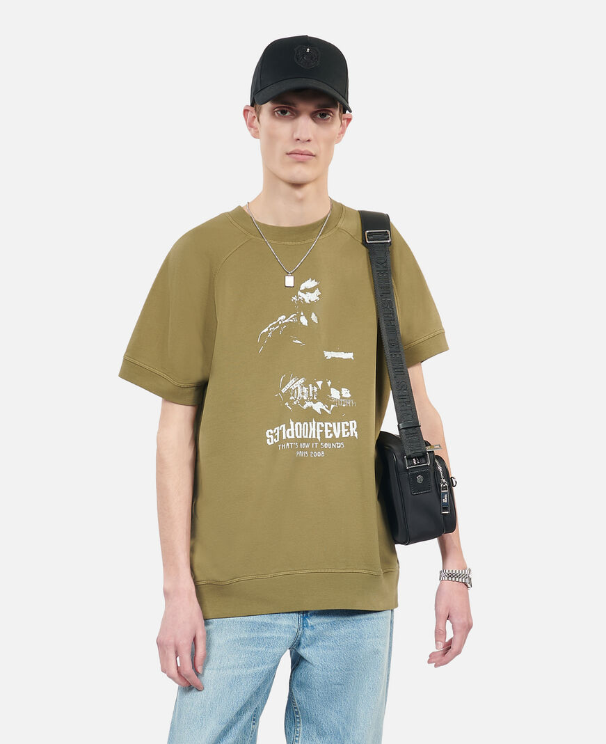The Kooples MIXED BLACK black cap with blazon patch