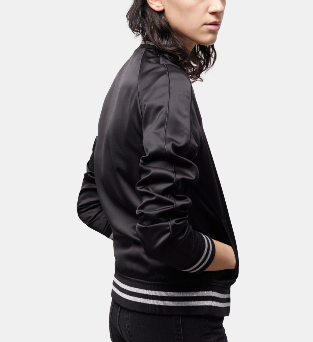Sweatshirt bomber jacket 2025 womens