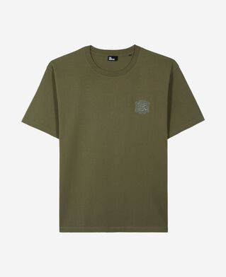 The Kooples H FORET t-shirt with the kooples khaki crest