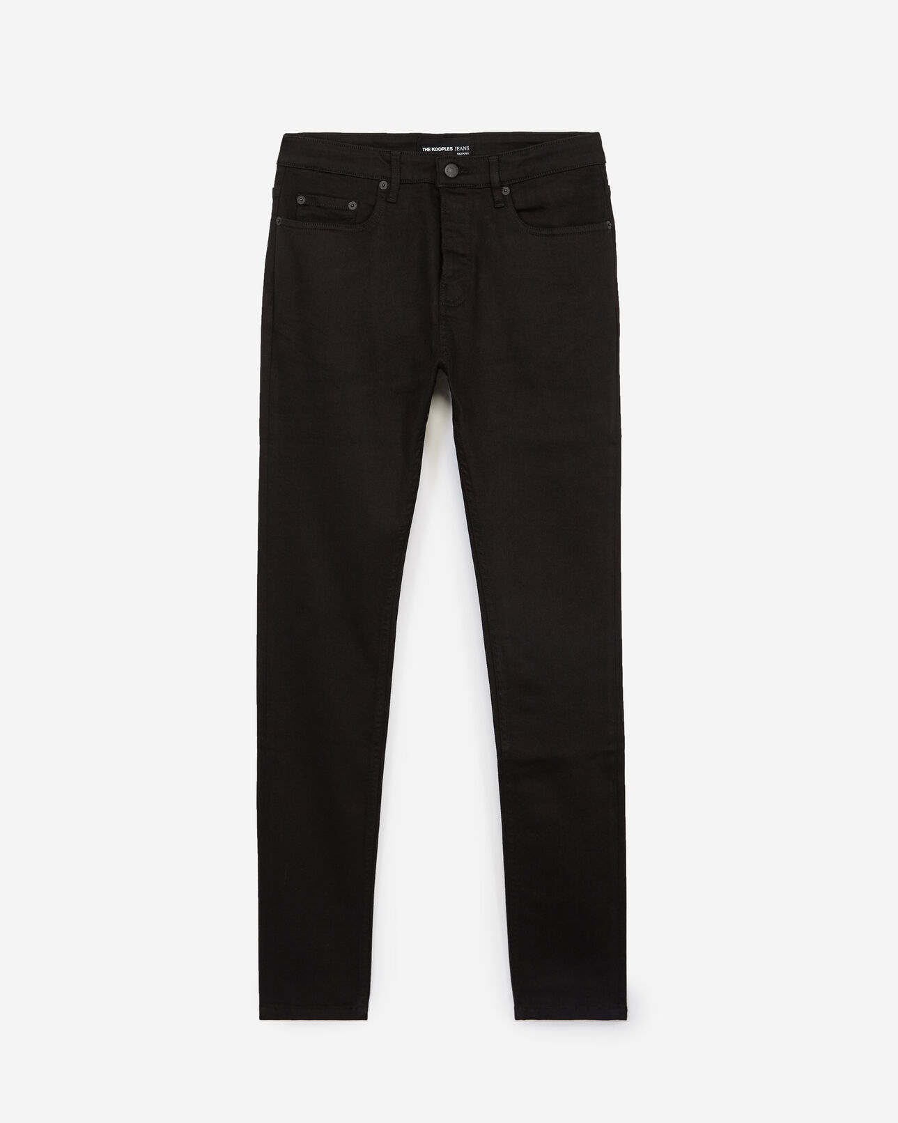 The Kooples HERREN BLACK schwarze jeans mit skinny-fit 