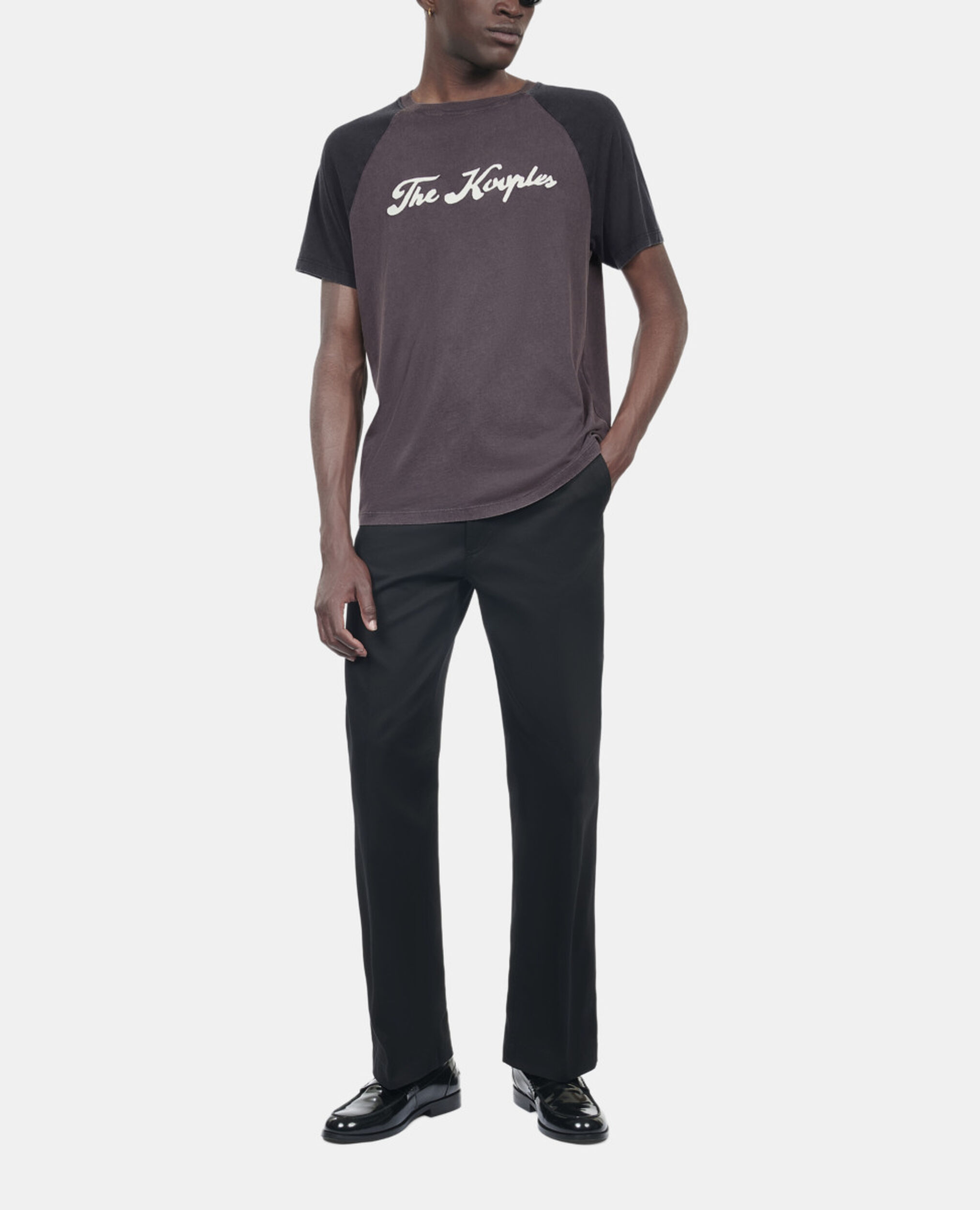 Schwarzes T-Shirt „Next collection“, BLACK WASHED, hi-res image number null