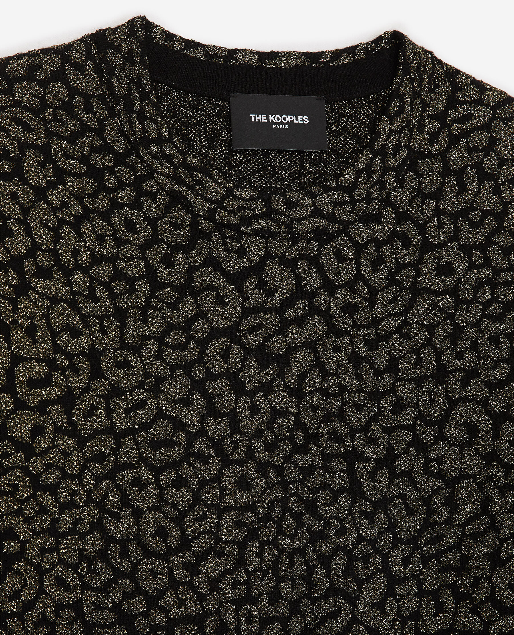 Leopard shop jacquard sweater