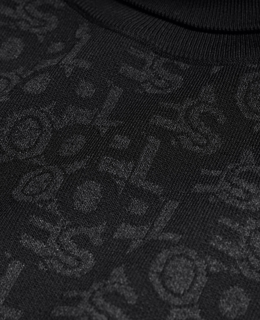 schwarzer pullover mit the kooples logo