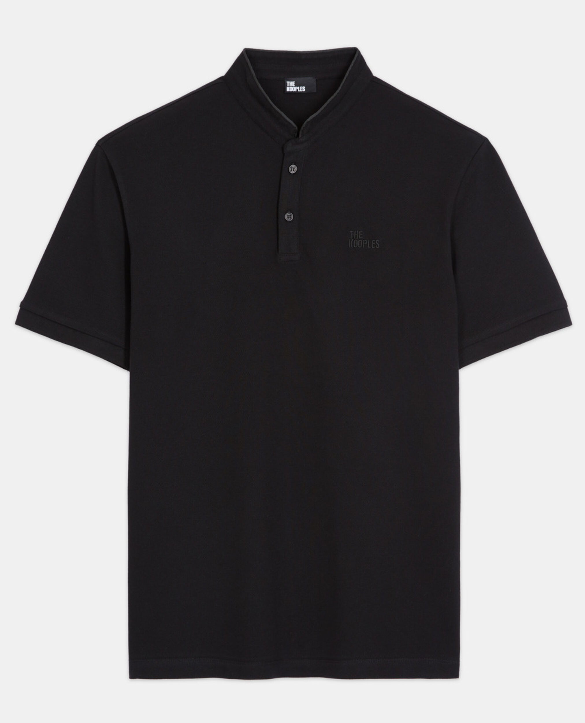 Schwarzes Poloshirt, BLACK, hi-res image number null