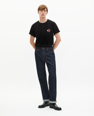 The Kooples HERREN BLUE ELECTRIC gerade geschnittene jeans brut blau