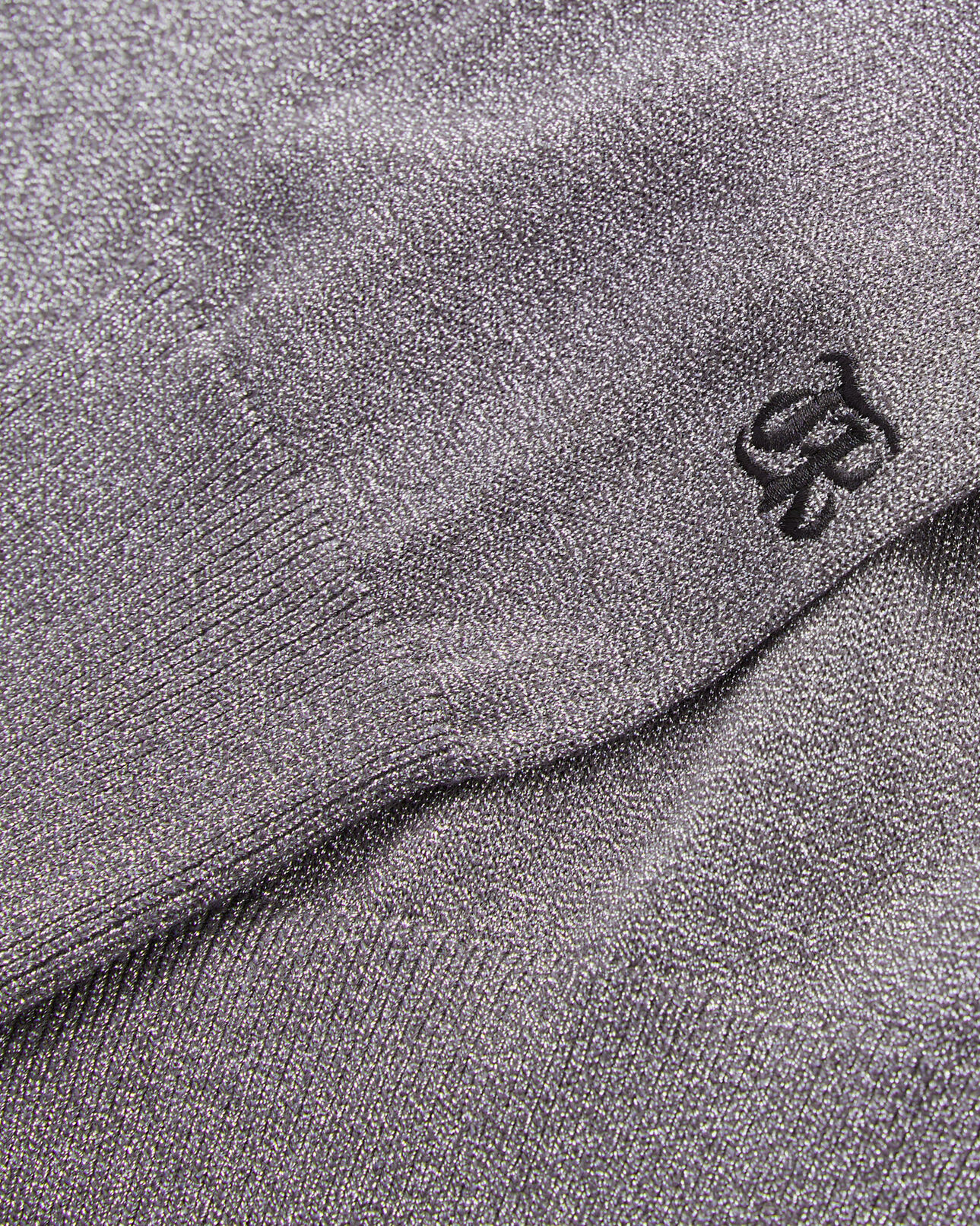 The Kooples WOMEN GRIS / SILVER grey glitter effect sweater