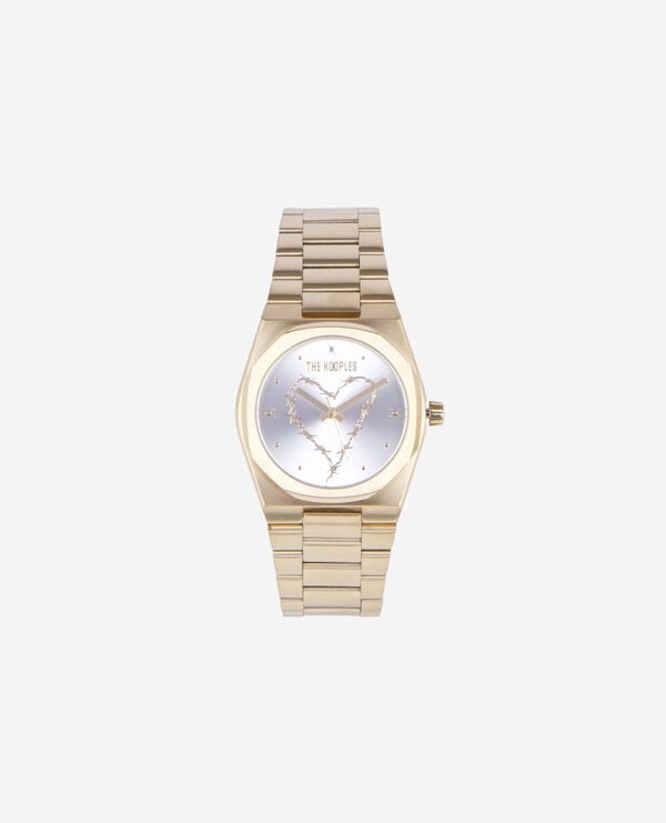 The Kooples MIXTE GOLD montre avec coeur dorée