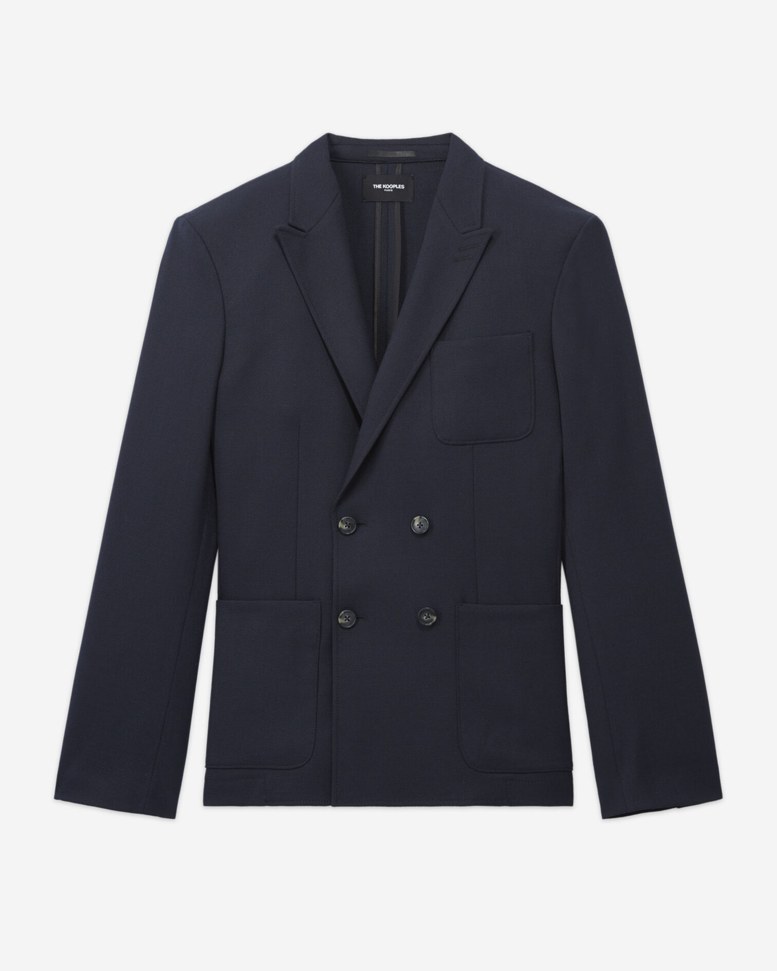 Suit jacket in wool, NAVY, hi-res image number null