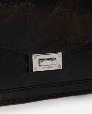 The Kooples FEMME BROWN sac emily en cuir craquel&eacute; marron