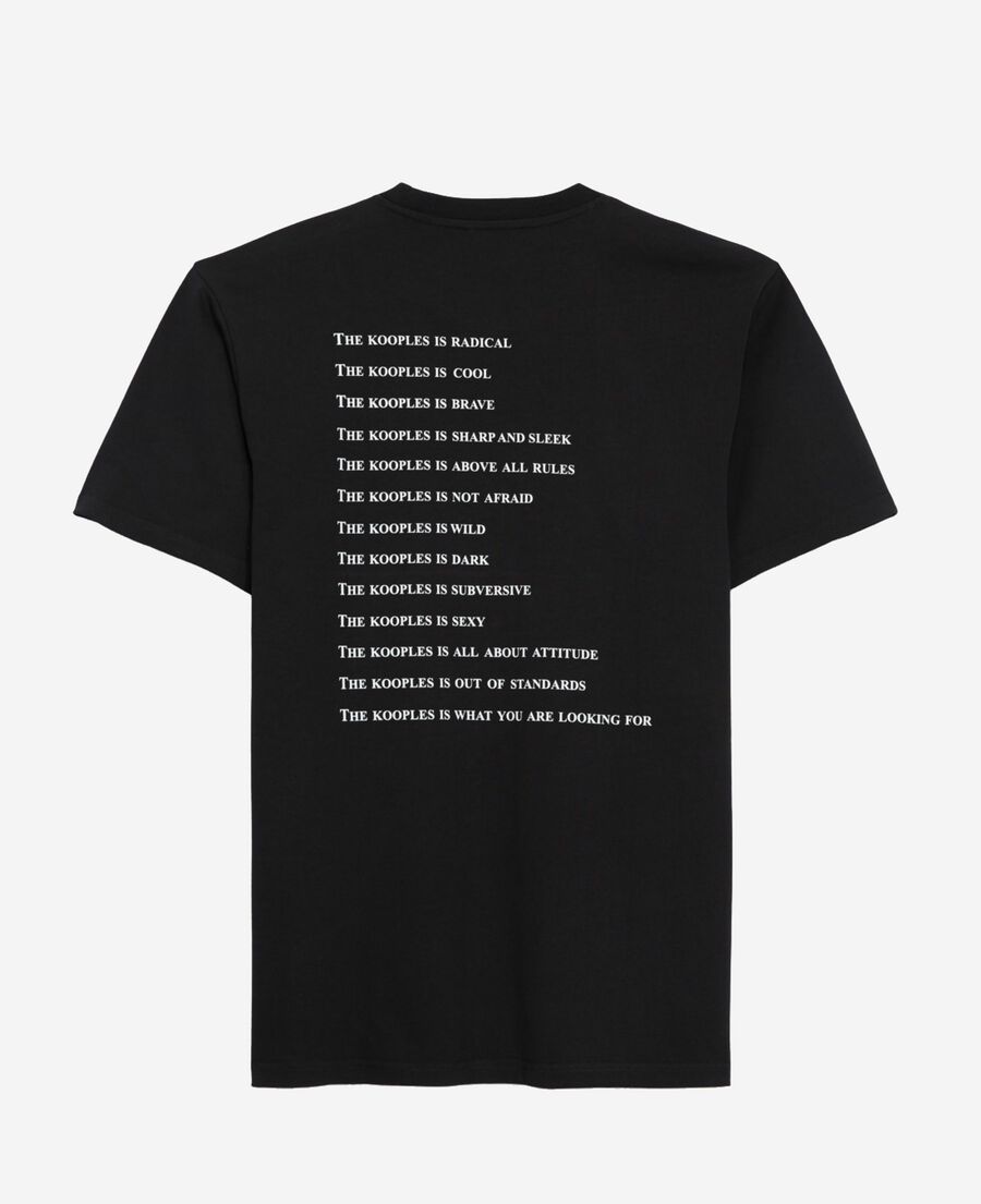 The Kooples MEN BLACK what is noir t-shirt