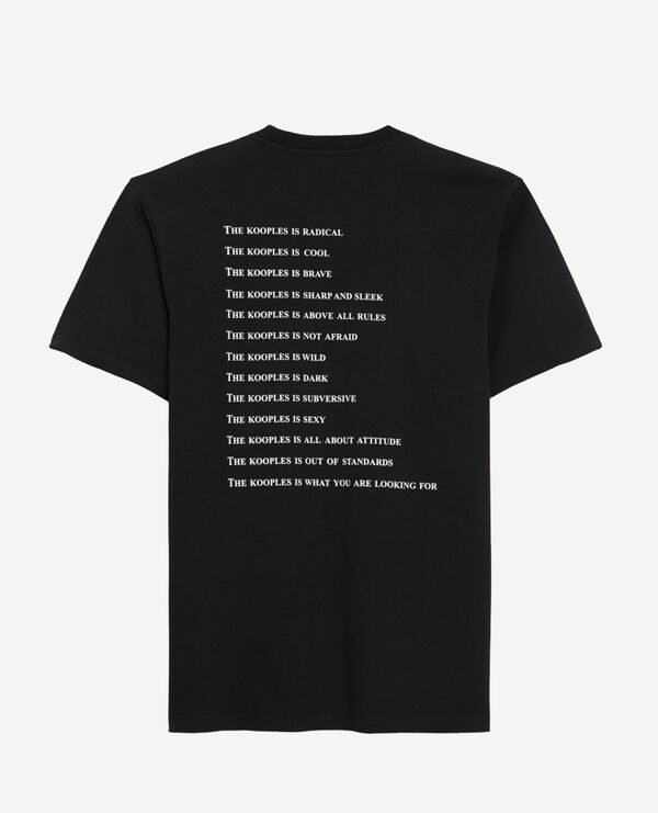 The Kooples MEN BLACK what is noir t-shirt