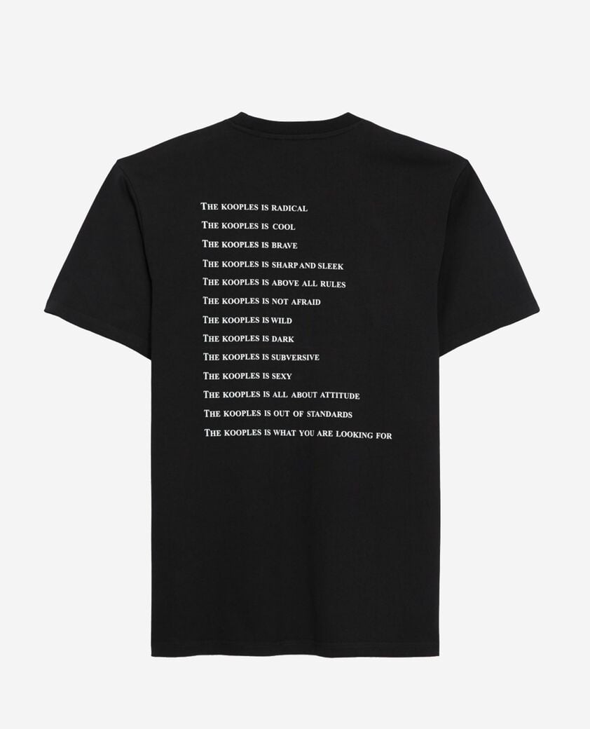 The Kooples HOMBRE BLACK camiseta hombre what is negra