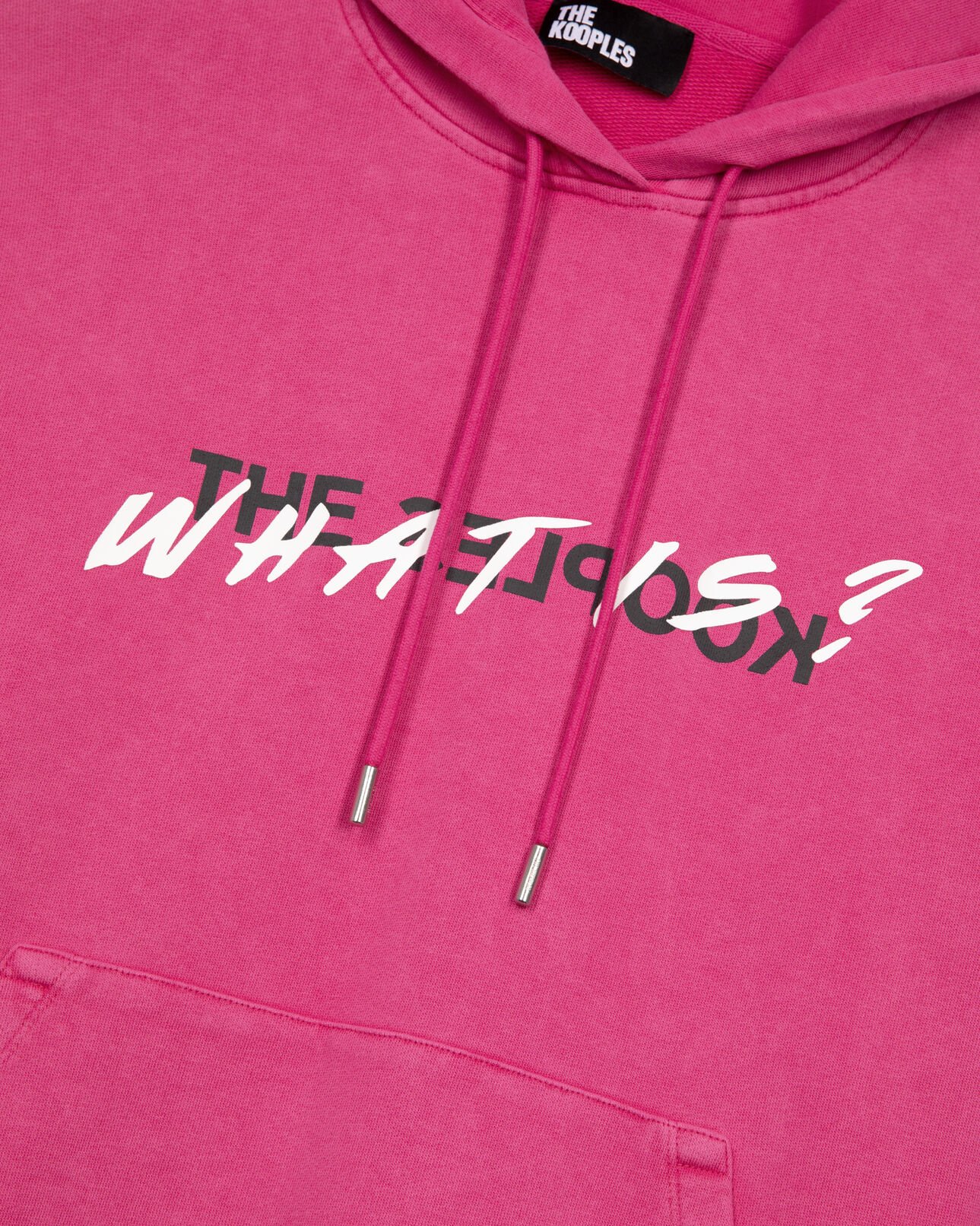The Kooples FEMME FUSHIA sweatshirt à capuche what is rose