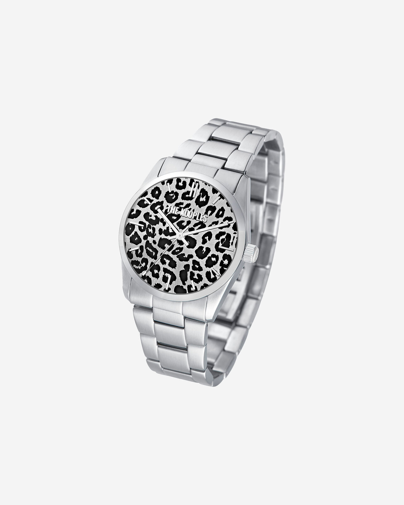 The Kooples MIXTE SILVER montre léopard argentée