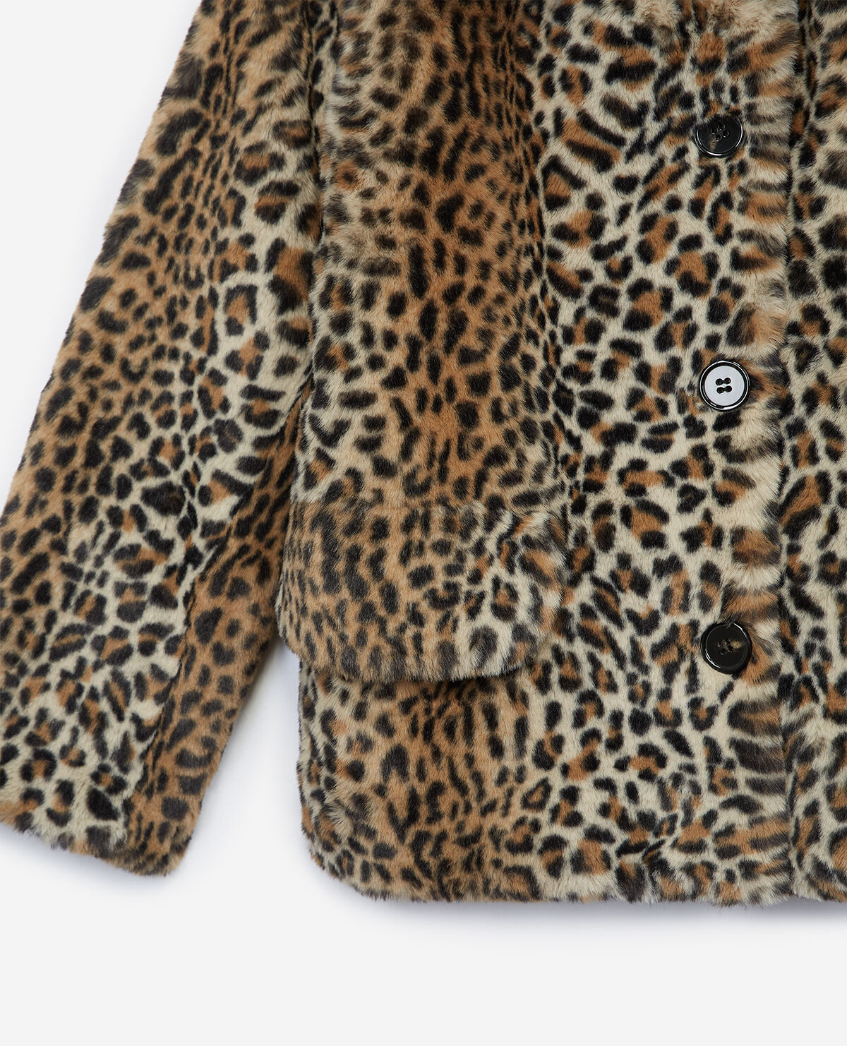 The kooples leopard print coat hotsell