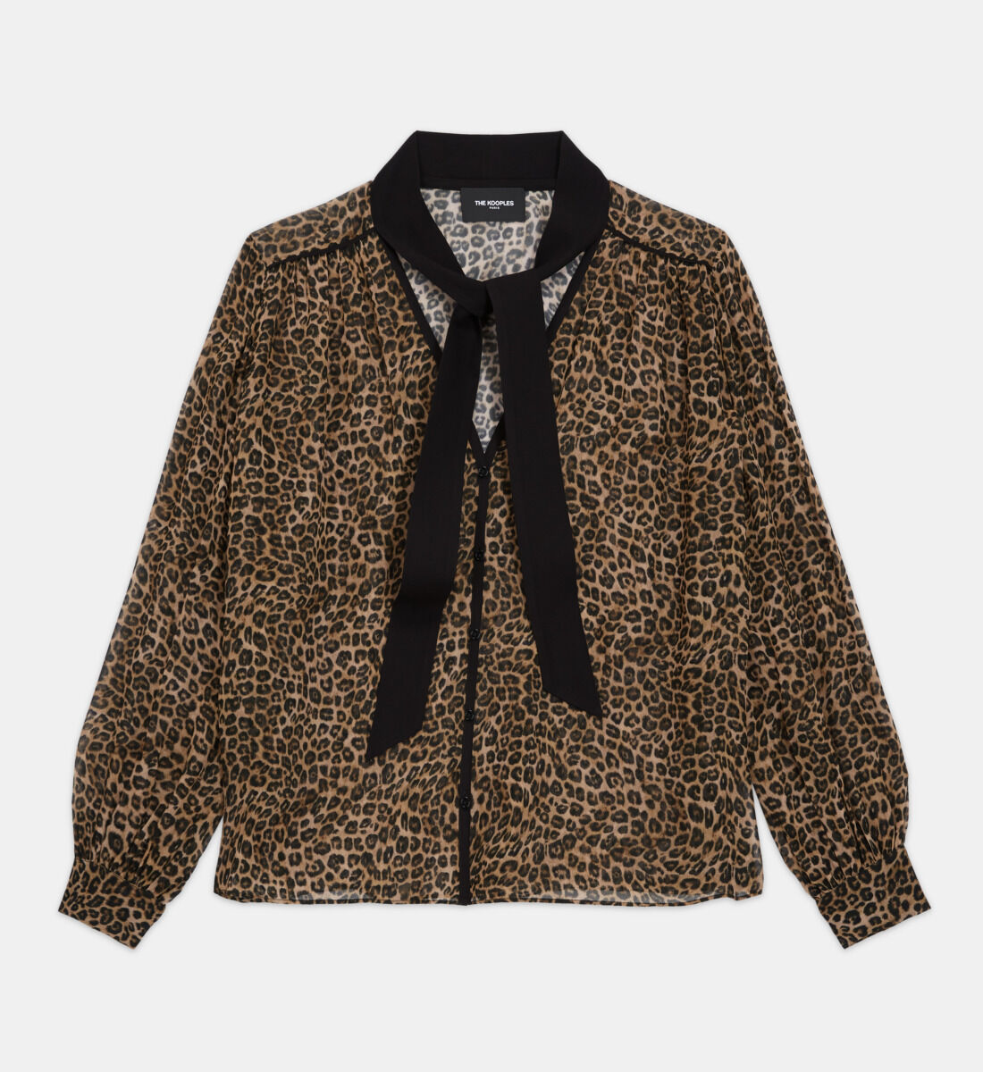 Leopard print top The Kooples US