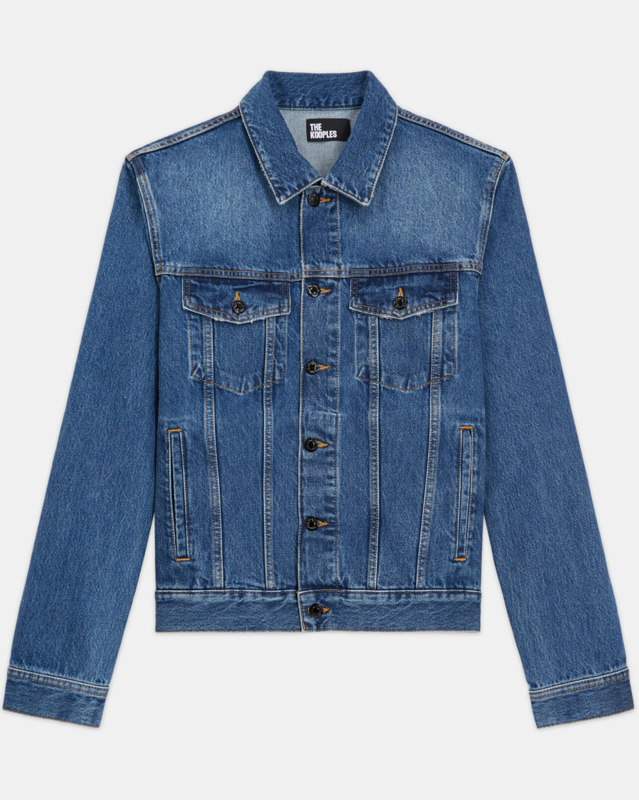 The Kooples MEN BLUE DENIM blue denim jacket