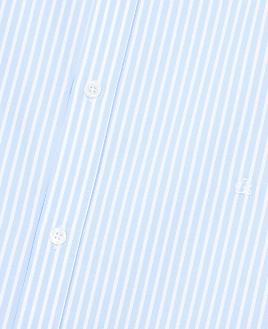 The Kooples MEN BLUE WHITE formal striped shirt