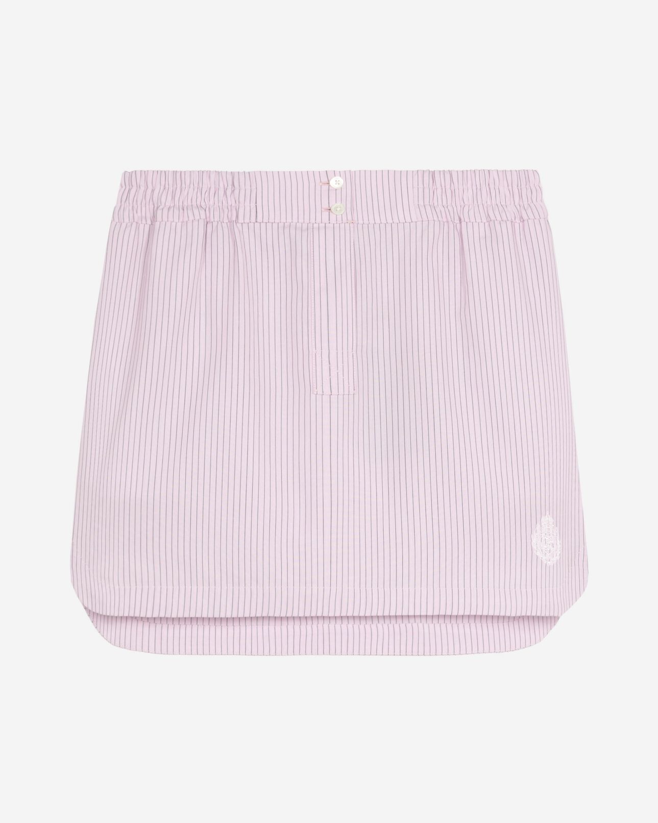 The Kooples DAMEN PINK BLACK kurzer rock mit rosa streifen