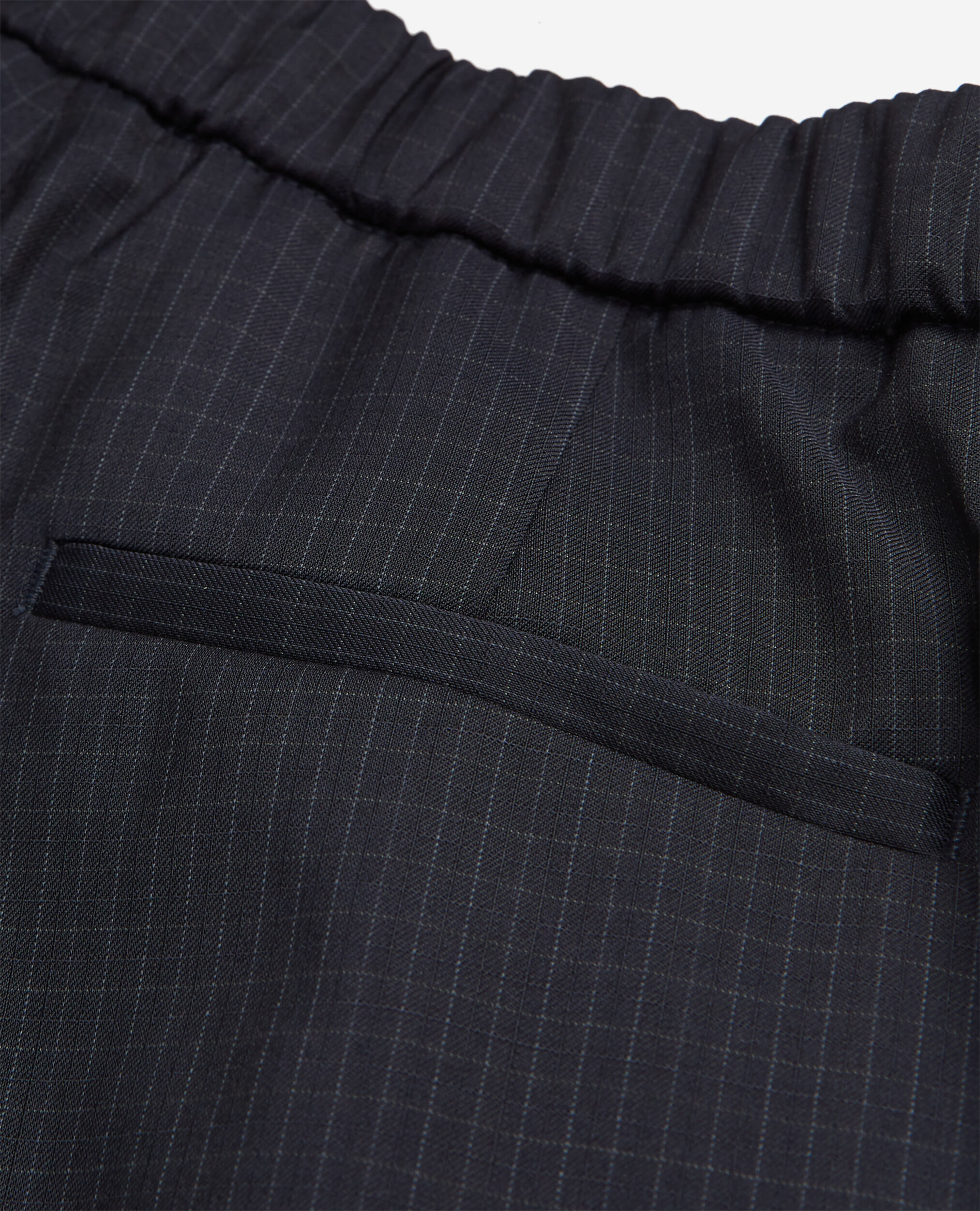 Pantalon de costume en laine à carreaux, NAVY / WHITE, hi-res image number null