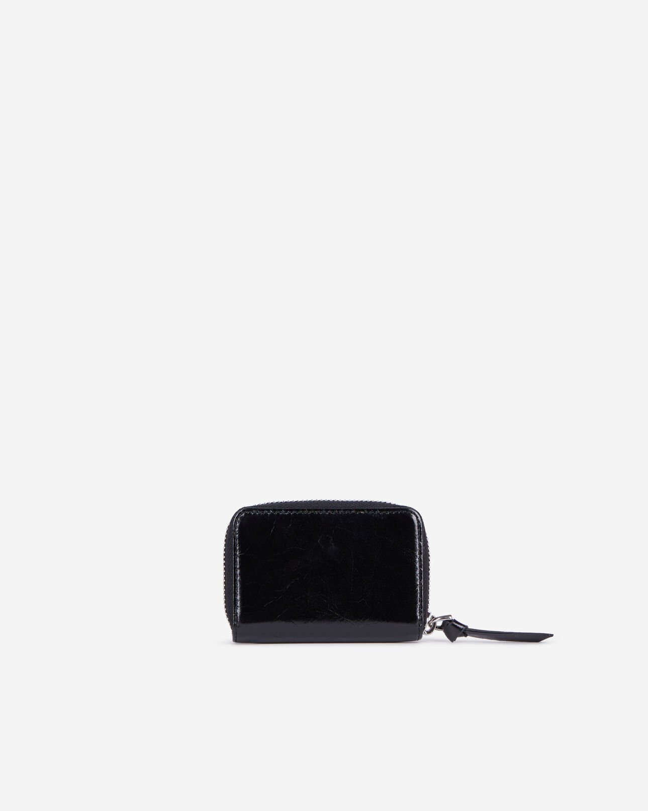 The Kooples DAMEN BLACK amelia geldbörse aus schwarzem leder