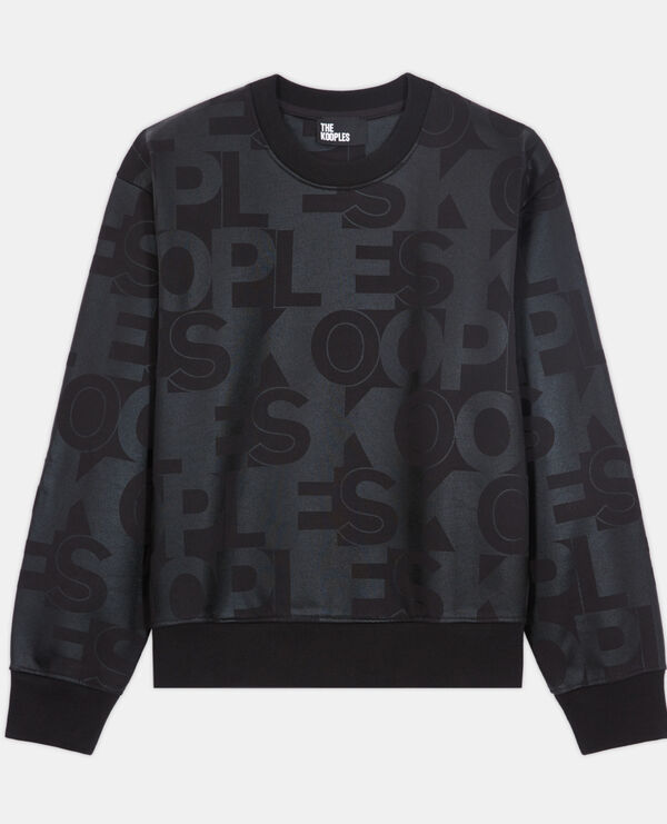 black sweatshirt with the kooples logo
