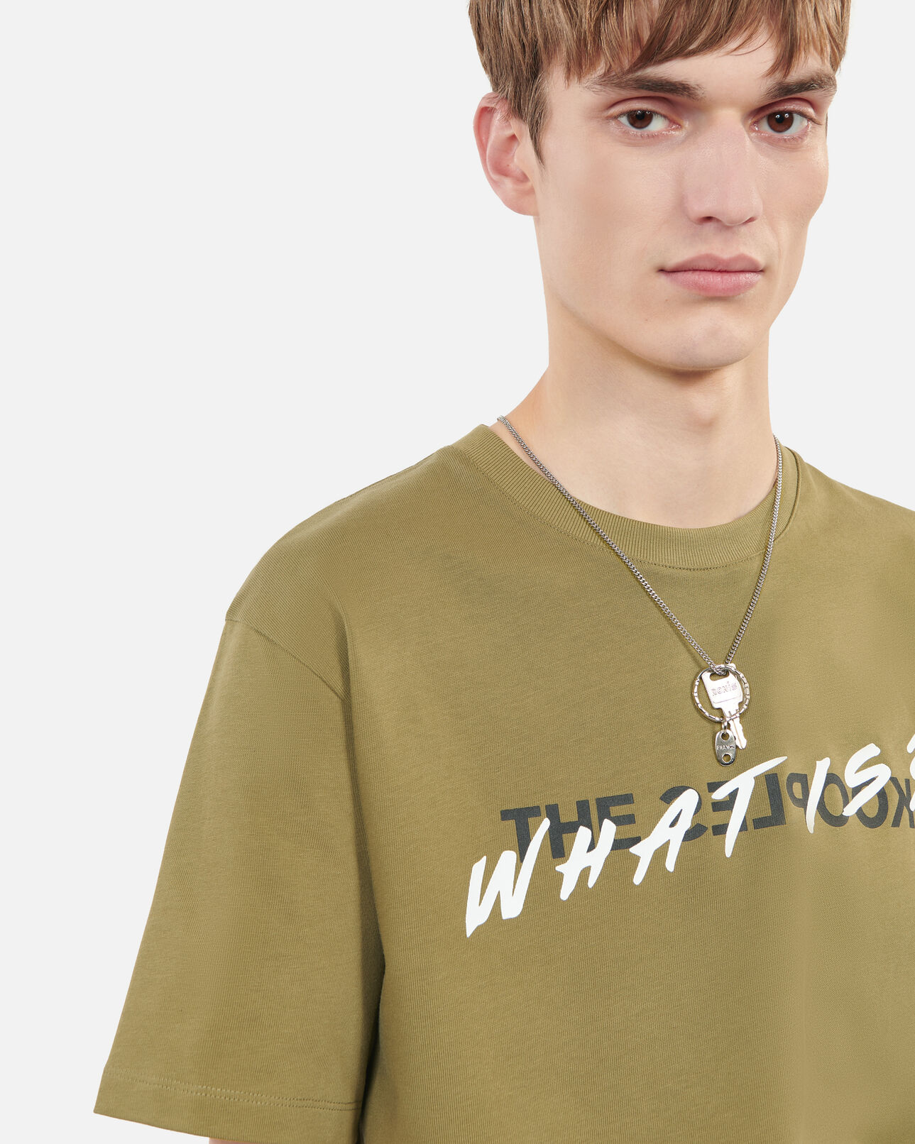 The Kooples HOMME OLIVE t-shirt what is kaki