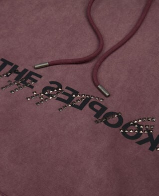 The Kooples HOMME FIGUE sweatshirt à capuche what is bordeaux