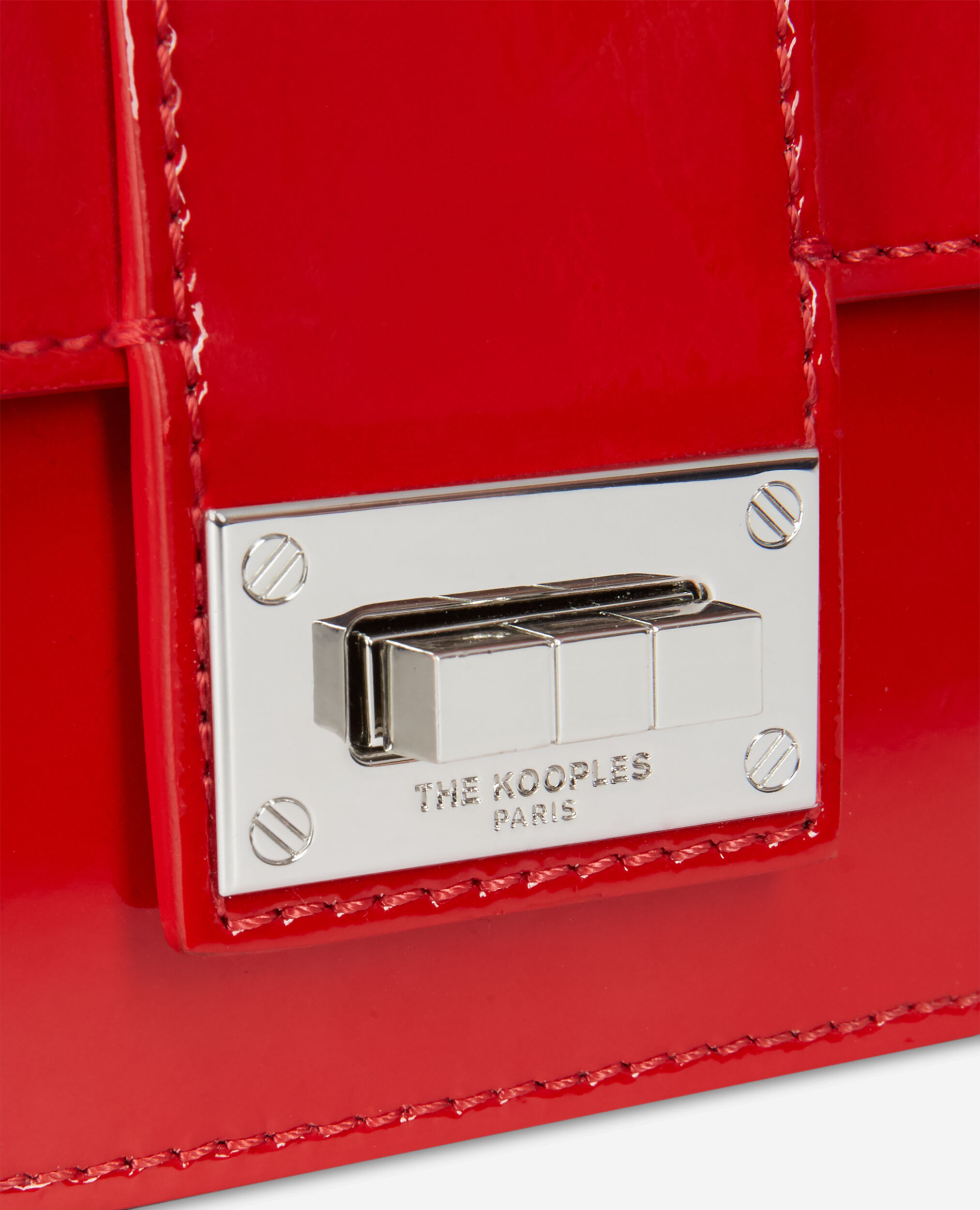 Pochette Emily small en cuir rouge, RED, hi-res image number null