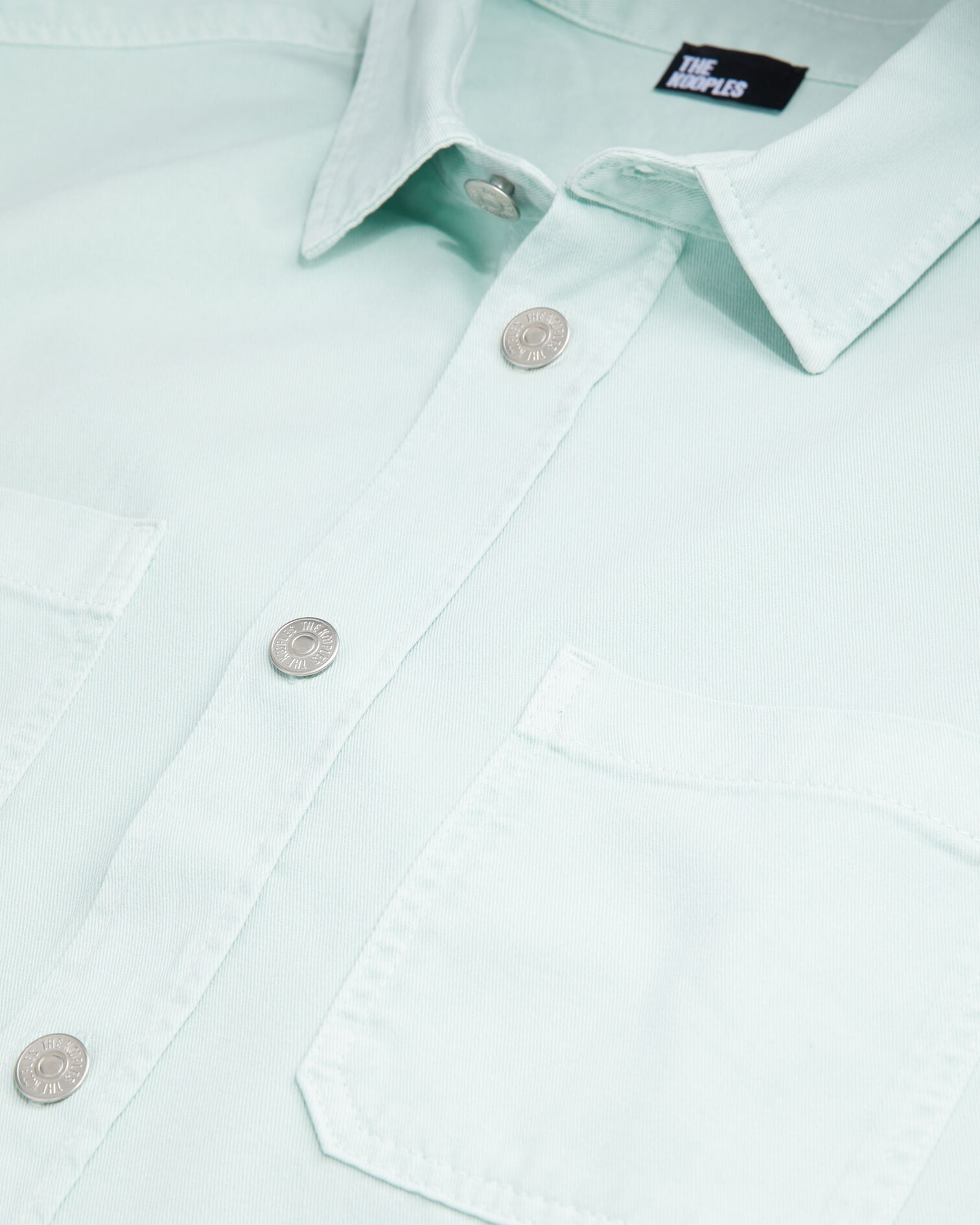 Surchemise verte en denim, OCEAN, hi-res image number null