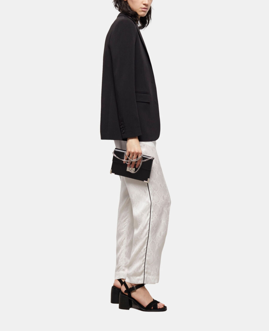 The Kooples MUJER WHITE pantalón pitón satén