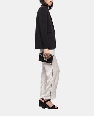 The Kooples MUJER WHITE pantalón pitón satén