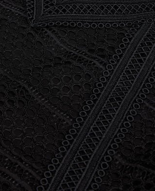 The Kooples FEMME BLACK top en guipure noir