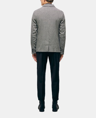 The Kooples MEN BLACK WHITE patterned jacket