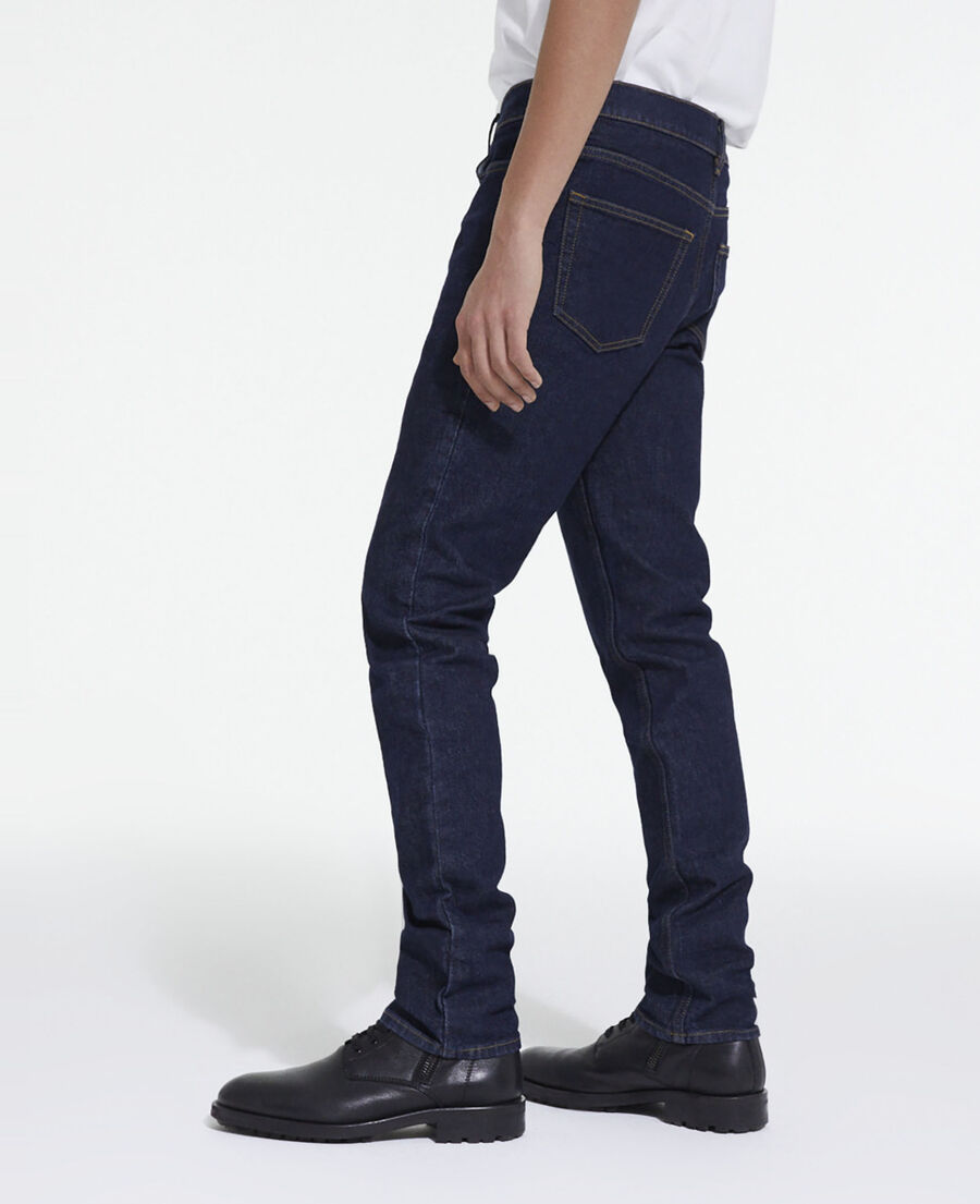 blue slim-fit jeans