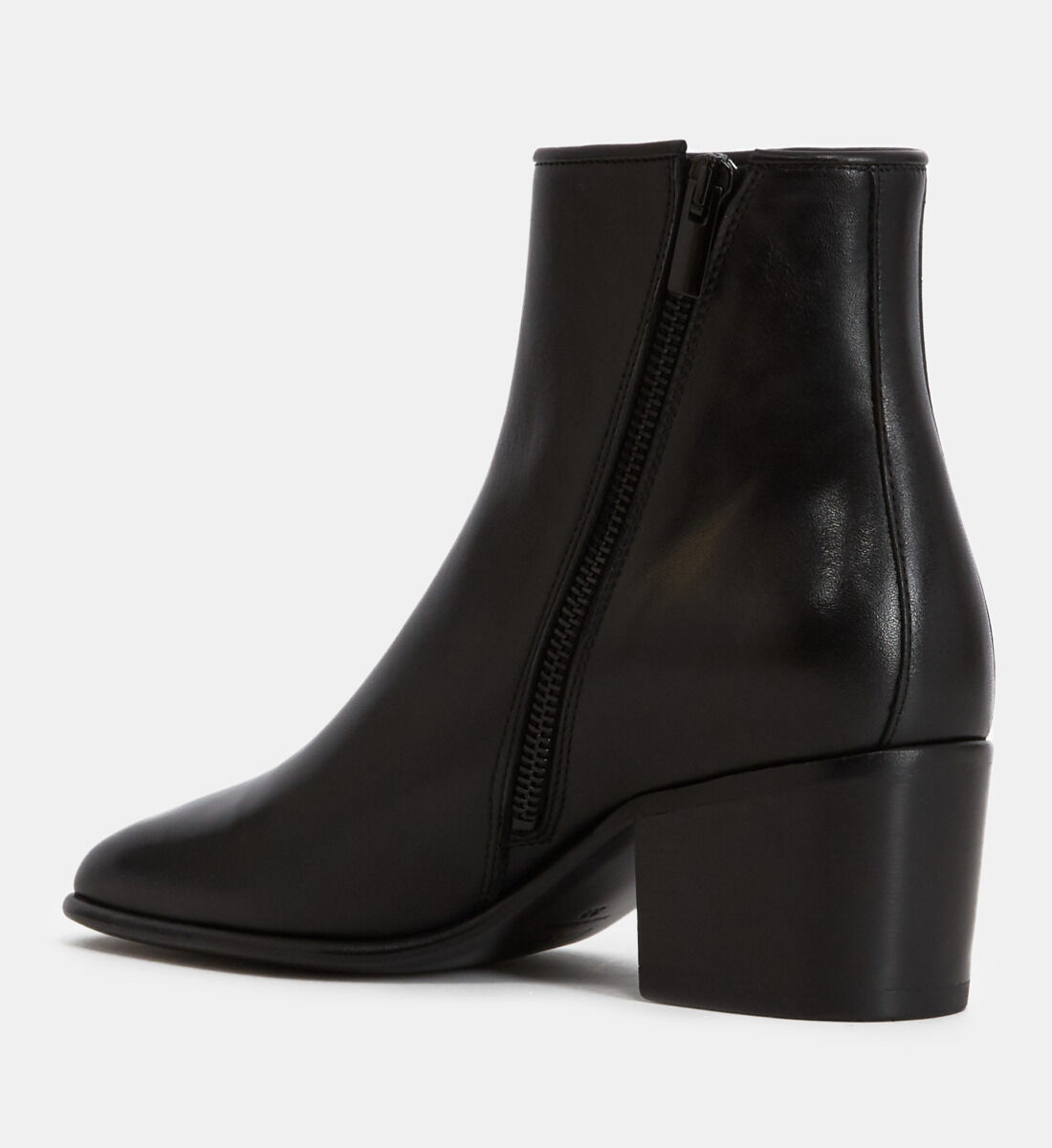 Black square boots sales