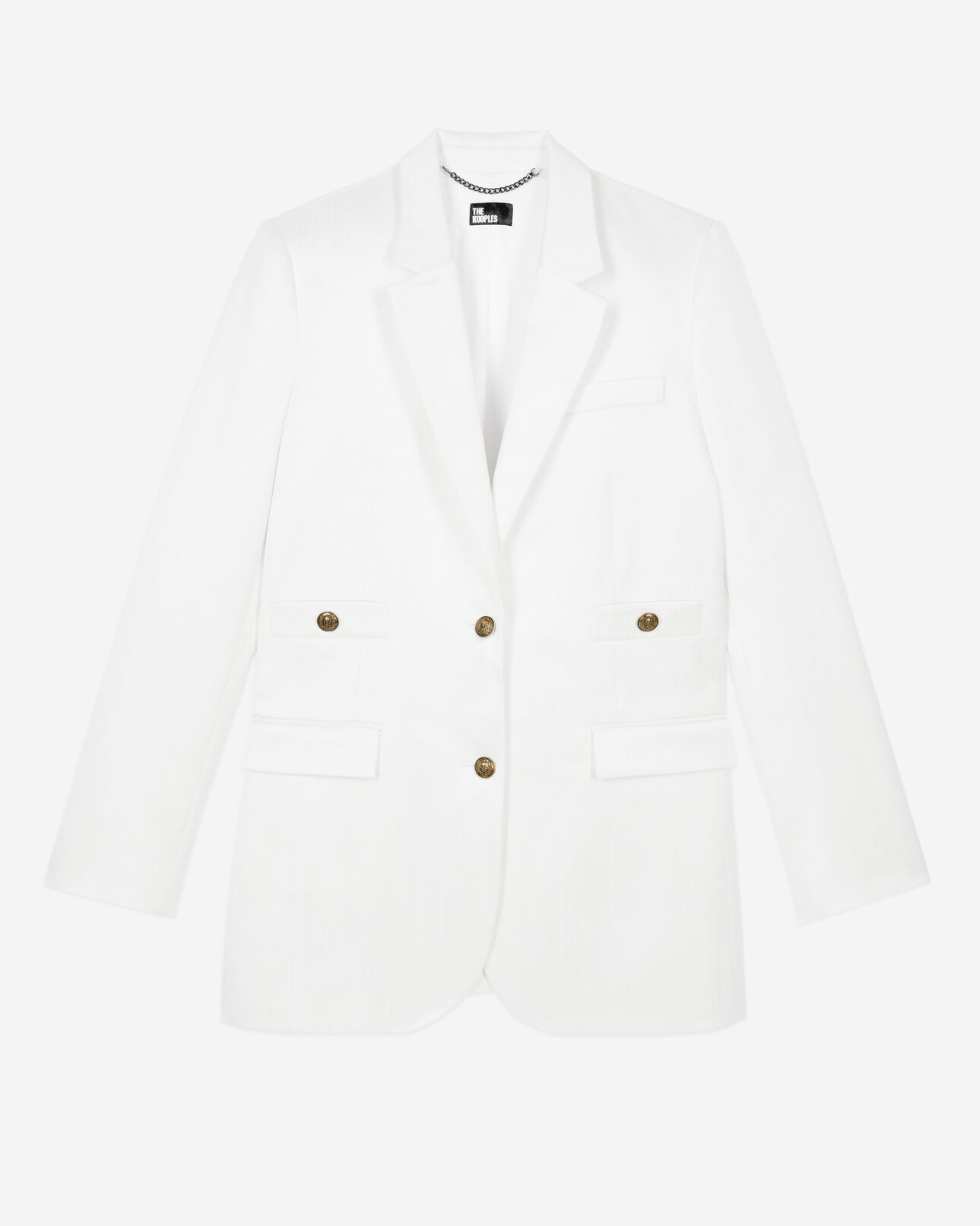 The Kooples WOMEN WHITE white suit jacket