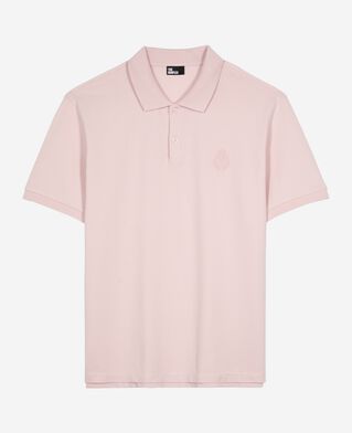 The Kooples HOMBRE LILA polo de piqué con cuello clásico rosa pálido