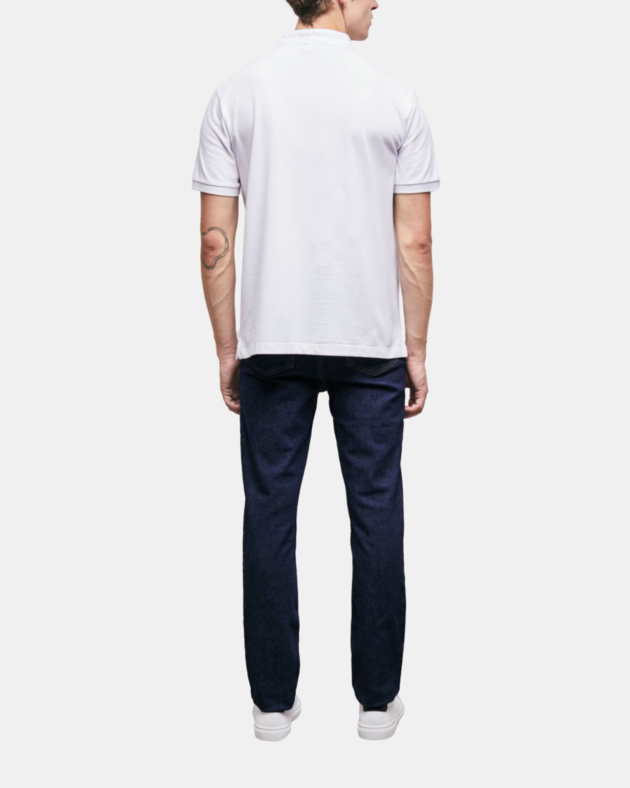 The Kooples HERREN SNOW WHITE weißes poloshirt