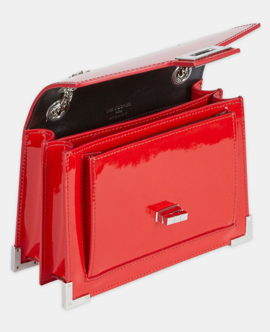 small emily bag in red leather