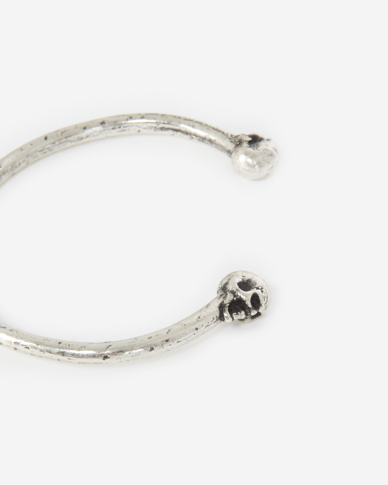 The Kooples MEN ANTIC SILVER silver brass skull bangle