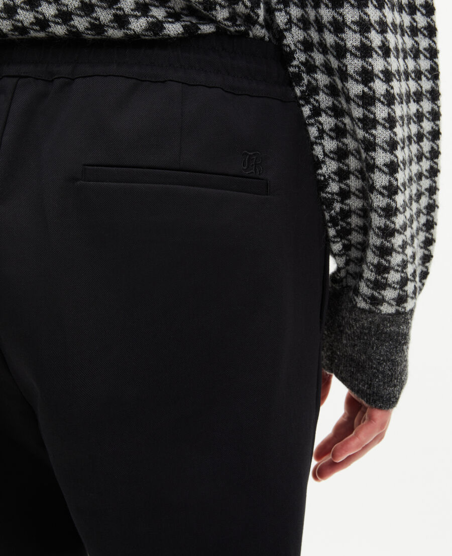 The Kooples HOMBRE BLACK pantalones rectos negros