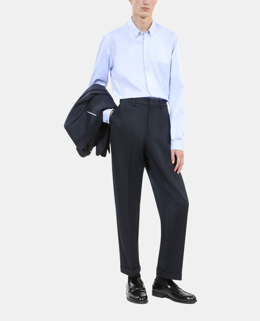 The Kooples HOMME DARK NAVY pantalon bleu marine