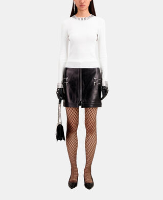 The Kooples FEMME ECRU pull avec spikes écru