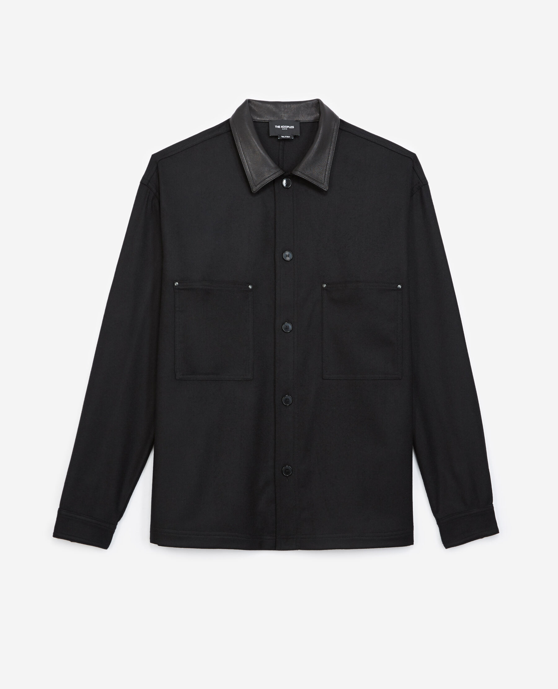 Col online chemise noire